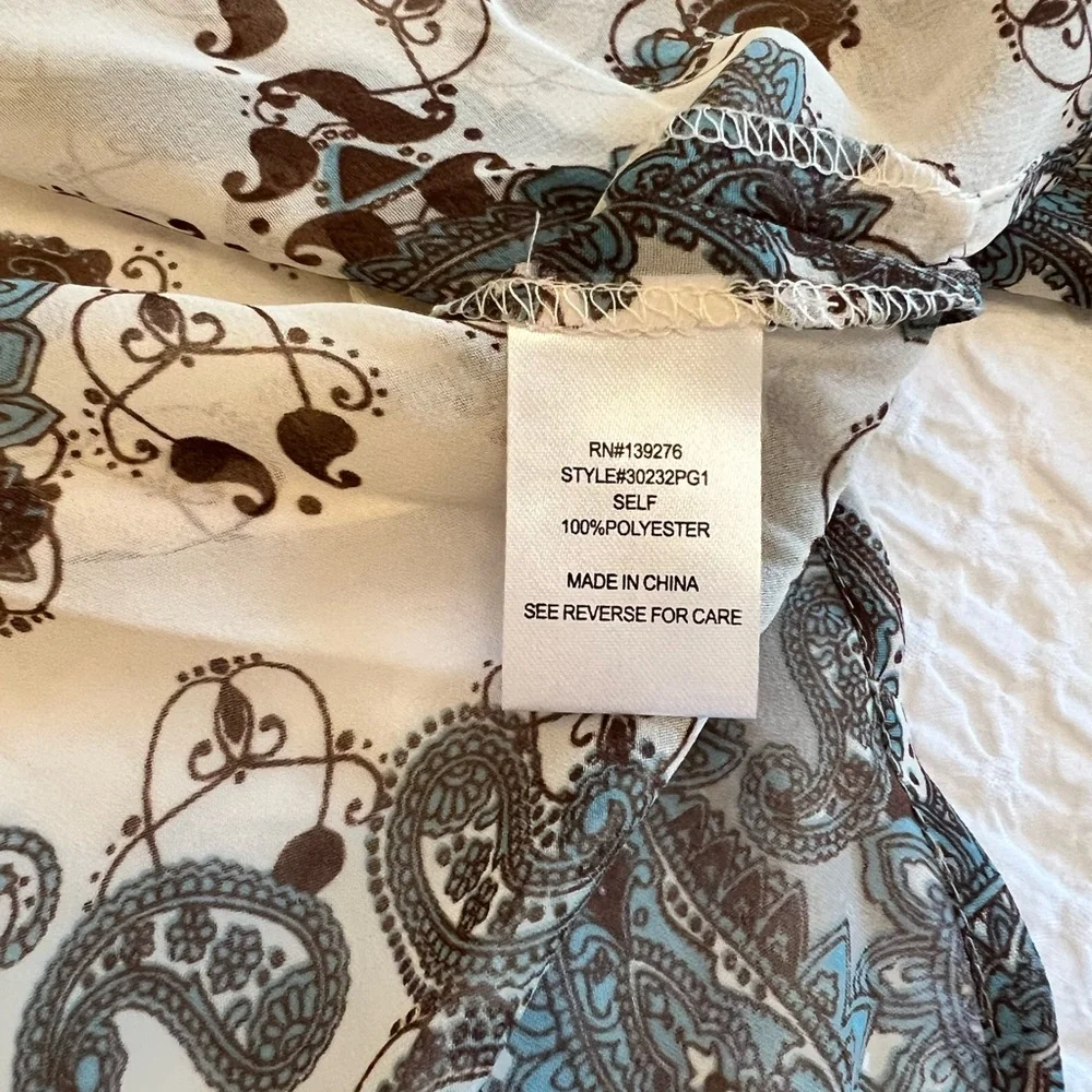 Daniel Rainn Women’s Kimono – XS/S | Paisley Print Duster